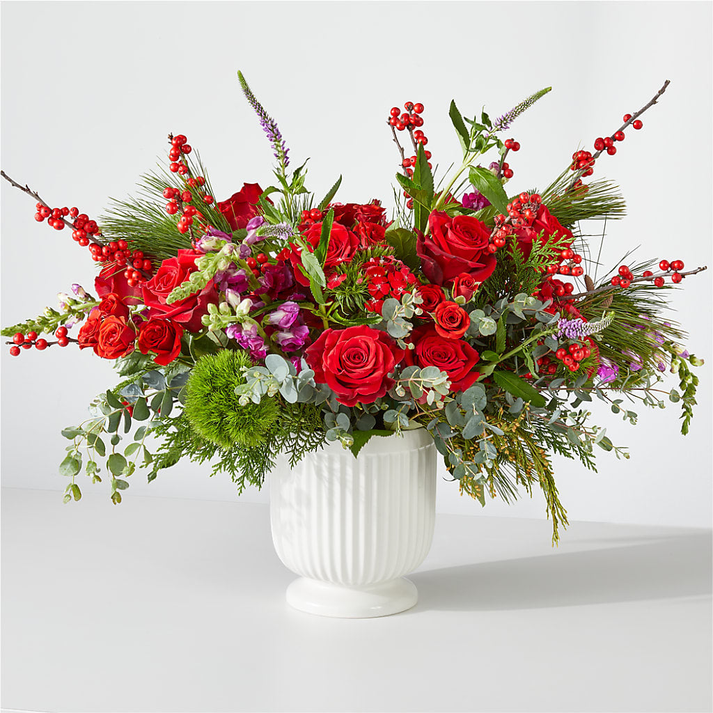 Big Red Bow Bouquet – EUTAW ACCENT FLOWERS & GIFTS, Eutaw AL