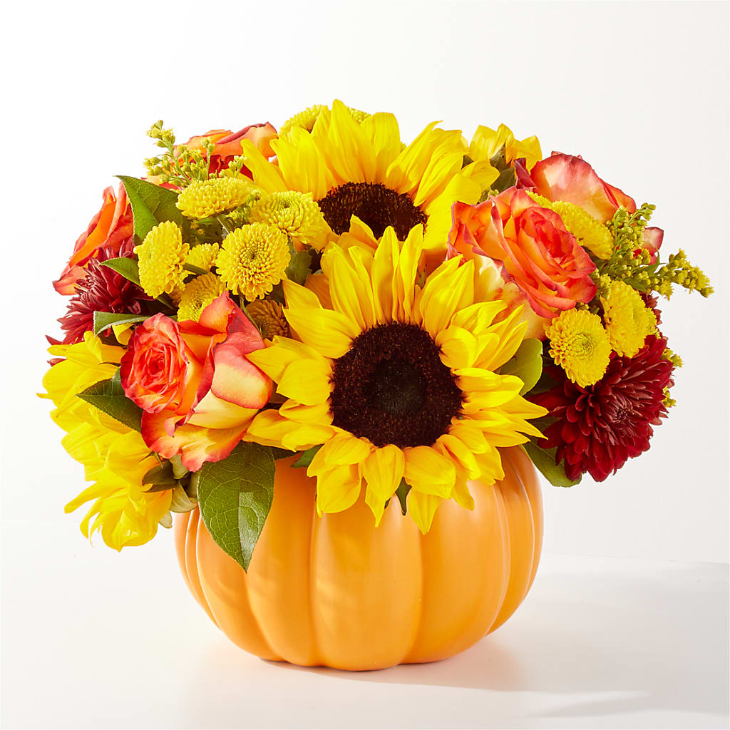 Golden Gourd Pumpkin Bouquet – EUTAW ACCENT FLOWERS & GIFTS, Eutaw AL