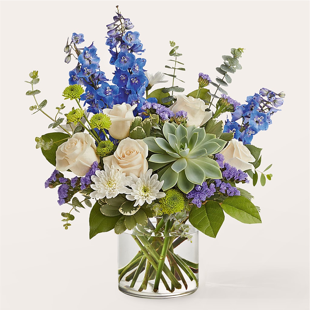 Cerulean Waves Bouquet – EUTAW ACCENT FLOWERS & GIFTS, Eutaw AL