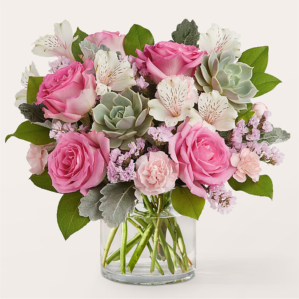 Dusty Rose Bouquet – EUTAW ACCENT FLOWERS & GIFTS, Eutaw AL