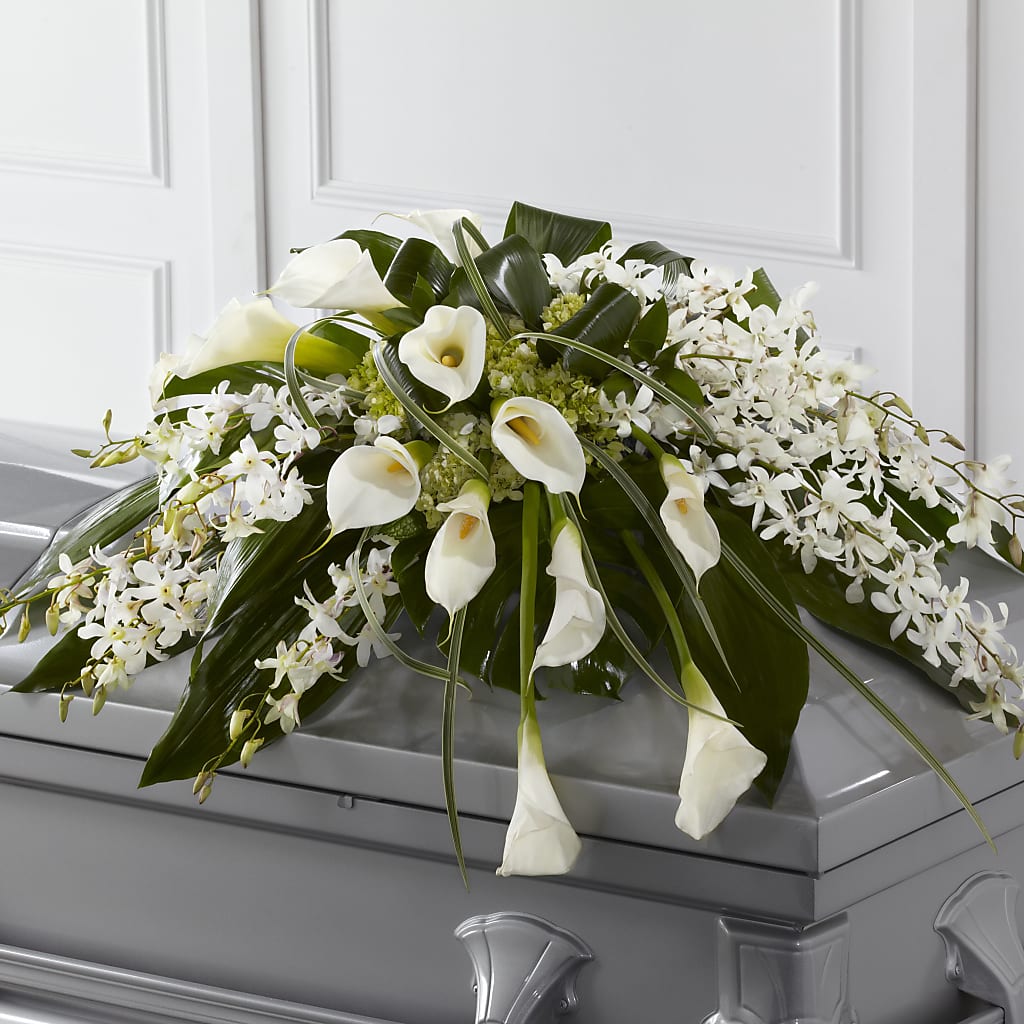 Angel Wings Casket Spray – EUTAW ACCENT FLOWERS & GIFTS, Eutaw AL
