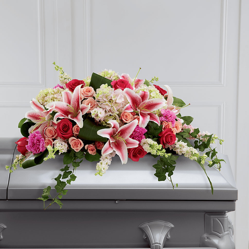 Splendid Grace Casket Spray – EUTAW ACCENT FLOWERS & GIFTS, Eutaw AL