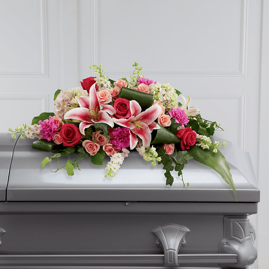 Splendid Grace Casket Spray – EUTAW ACCENT FLOWERS & GIFTS, Eutaw AL