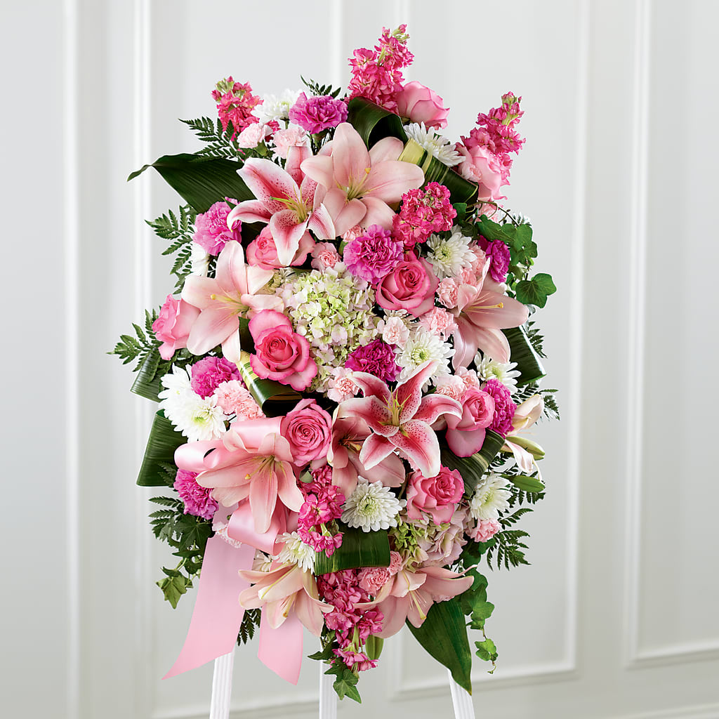 Comforting Standing Spray – EUTAW ACCENT FLOWERS & GIFTS, Eutaw AL