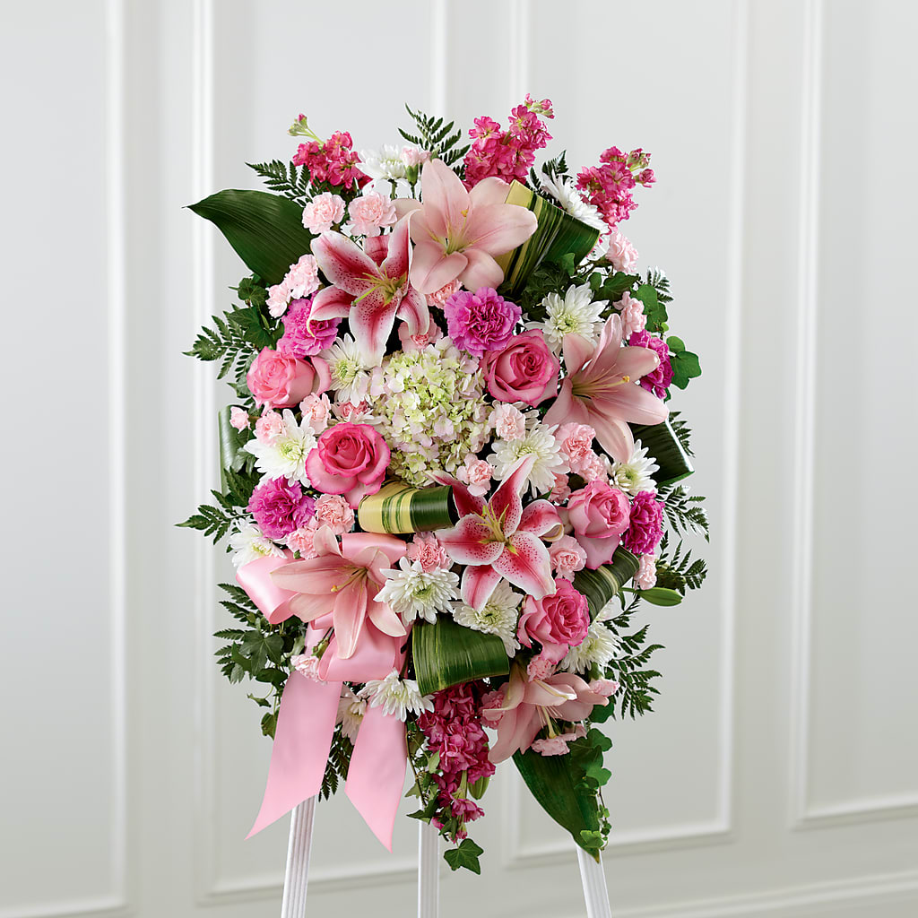 Comforting Standing Spray – EUTAW ACCENT FLOWERS & GIFTS, Eutaw AL