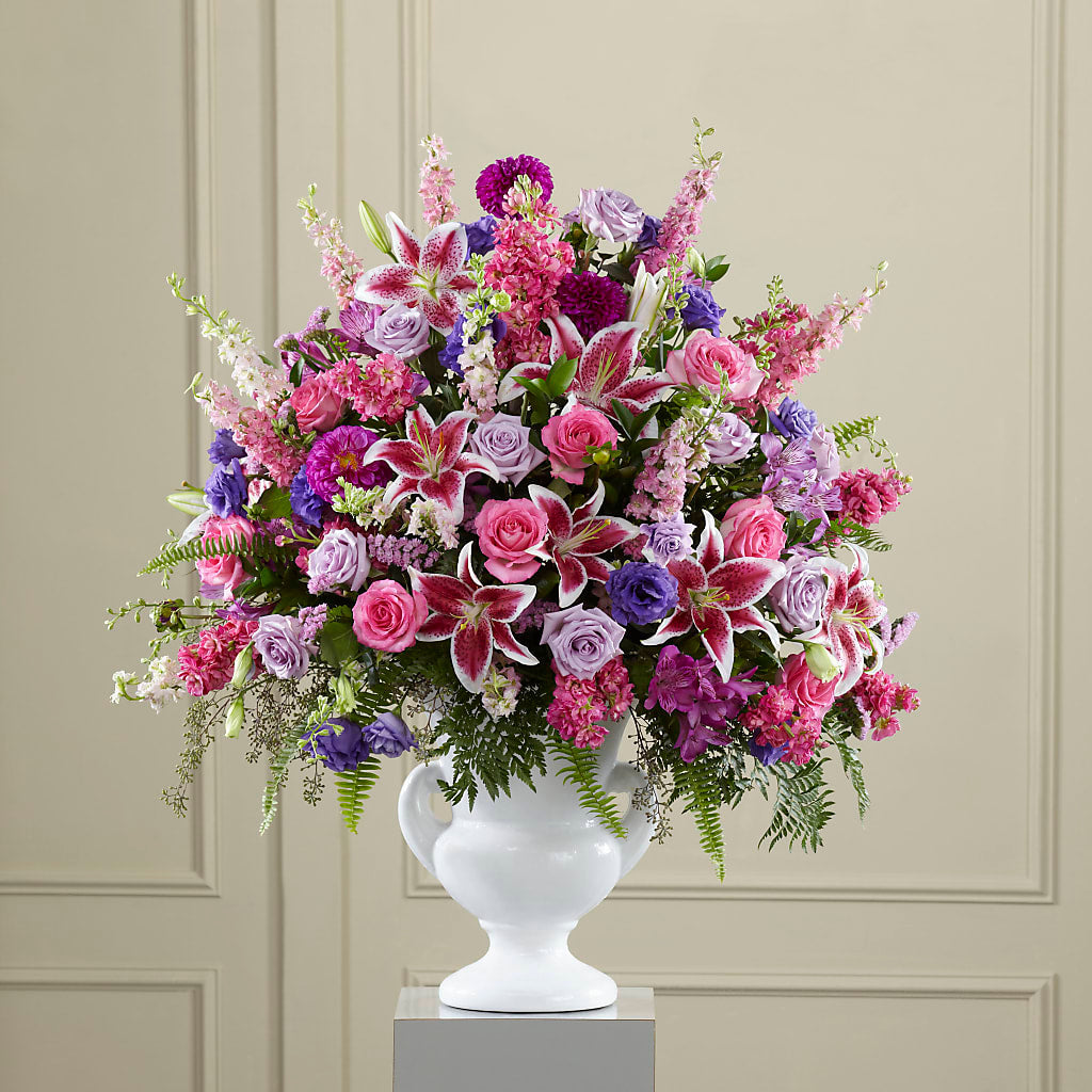 Peaceful Tribute Arrangement – EUTAW ACCENT FLOWERS & GIFTS, Eutaw AL