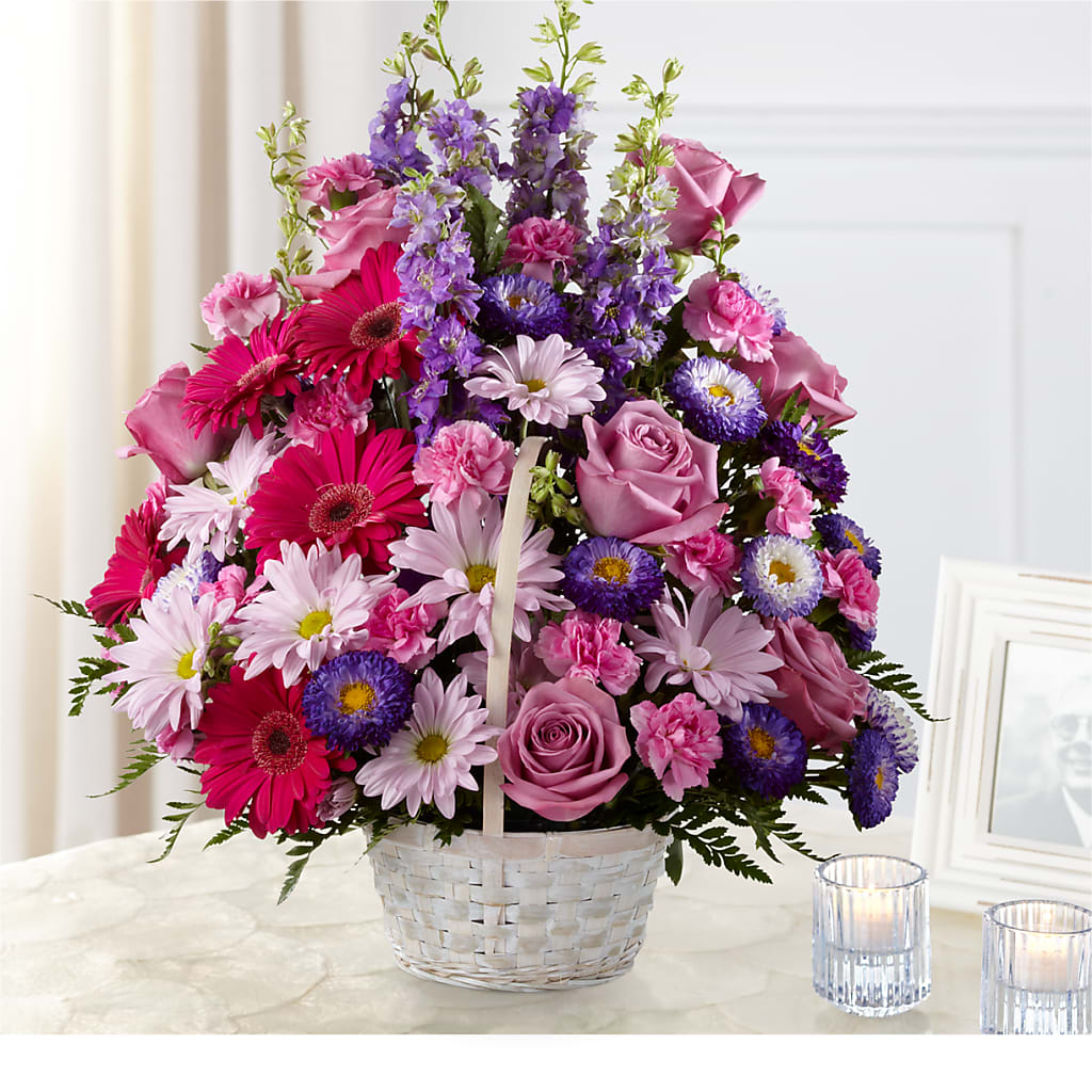 Pastel Peace Basket – EUTAW ACCENT FLOWERS & GIFTS, Eutaw AL