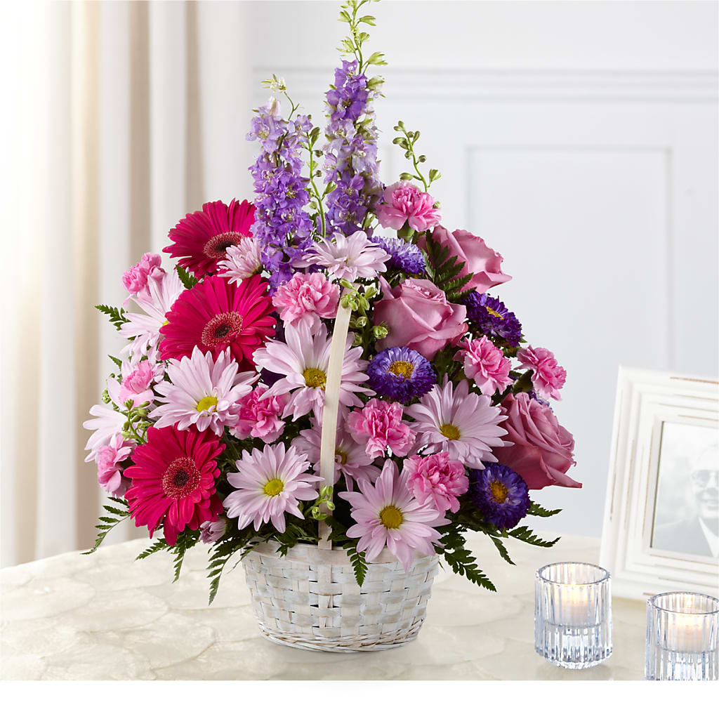 Pastel Peace Basket – EUTAW ACCENT FLOWERS & GIFTS, Eutaw AL