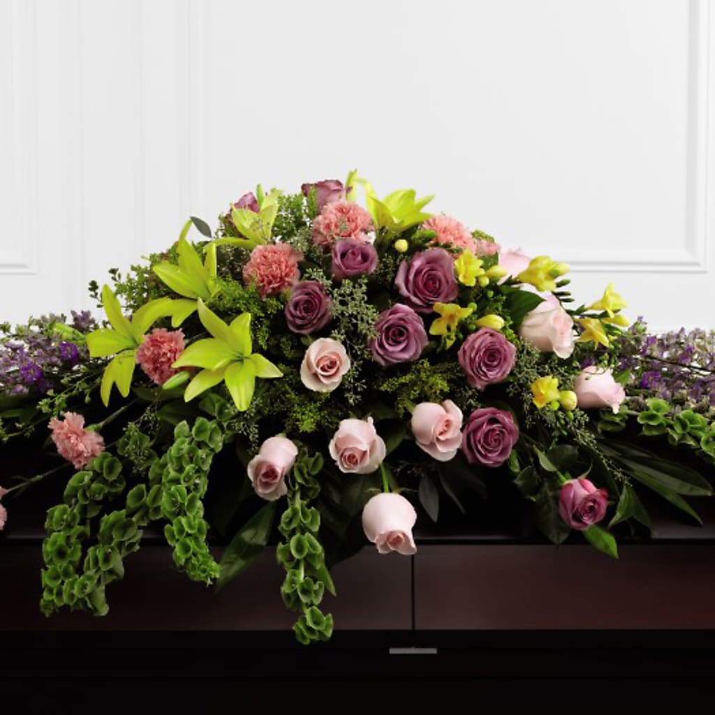 Forever Beloved Casket Spray – EUTAW ACCENT FLOWERS & GIFTS, Eutaw AL