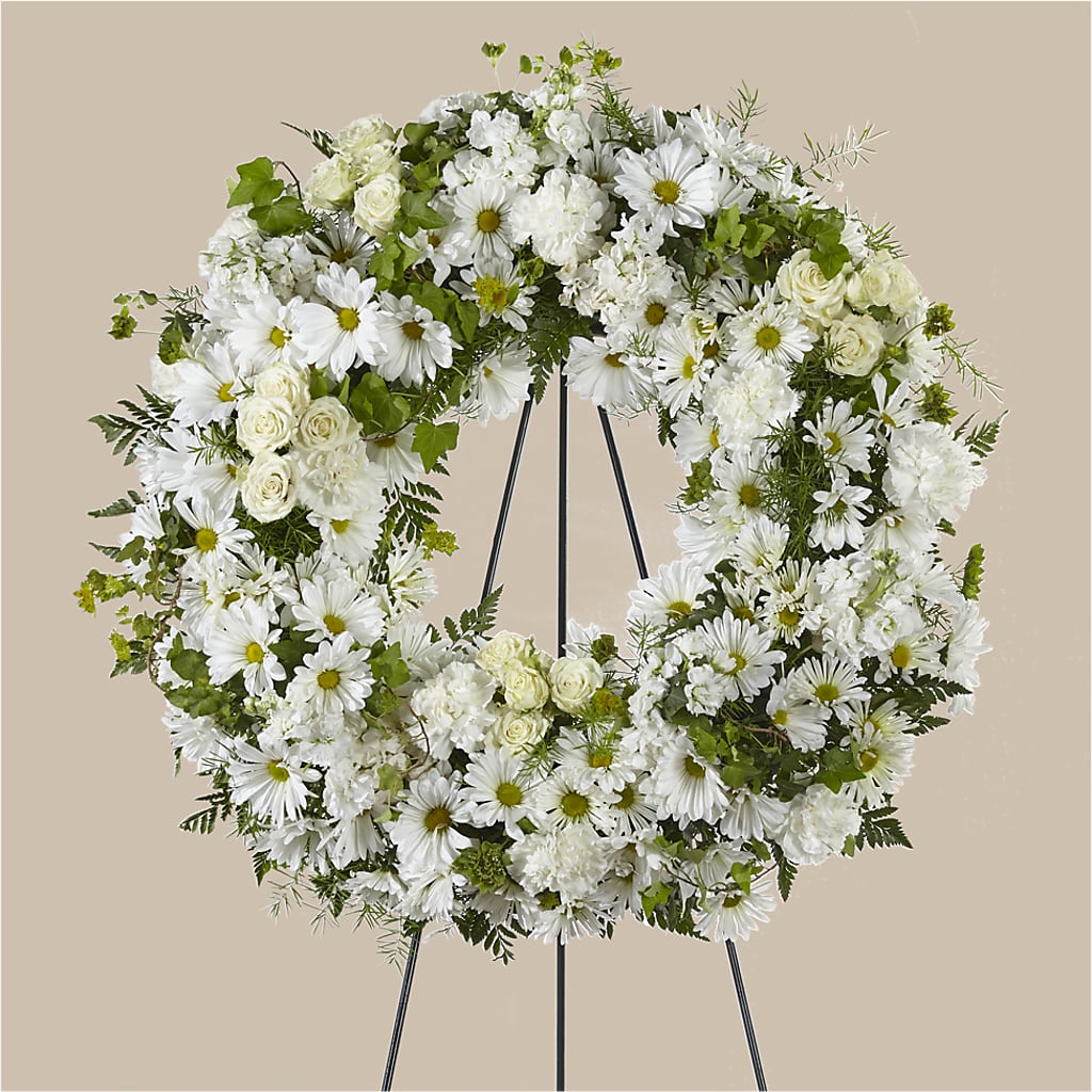 Faithful Wishes Wreath – EUTAW ACCENT FLOWERS & GIFTS, Eutaw AL