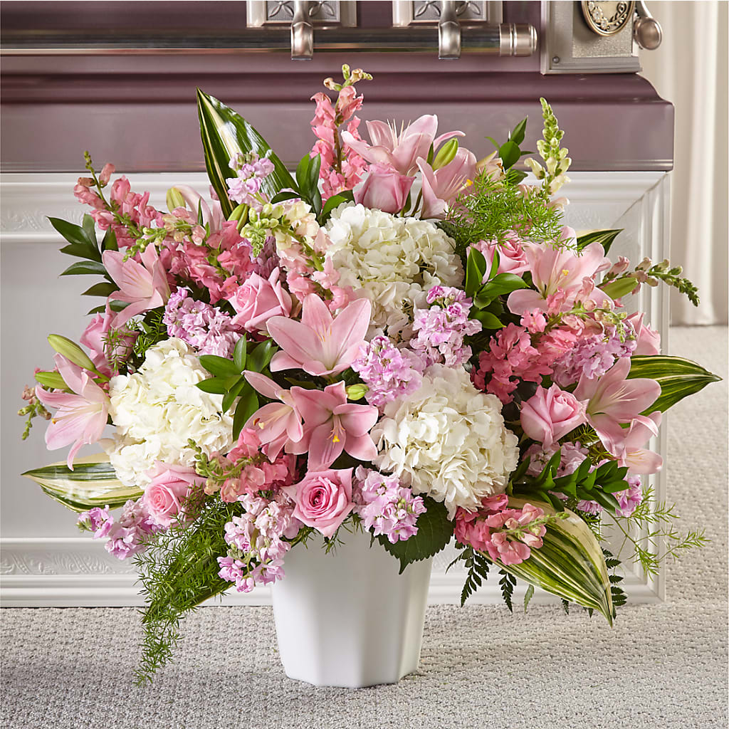Simply Serene Floor Basket – EUTAW ACCENT FLOWERS & GIFTS, Eutaw AL