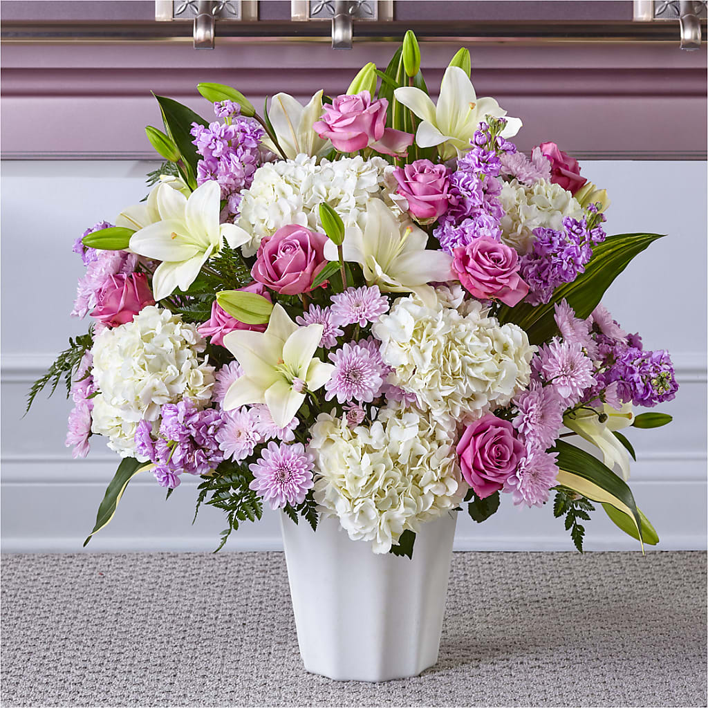 Heaven Sent Floor Basket – EUTAW ACCENT FLOWERS & GIFTS, Eutaw AL