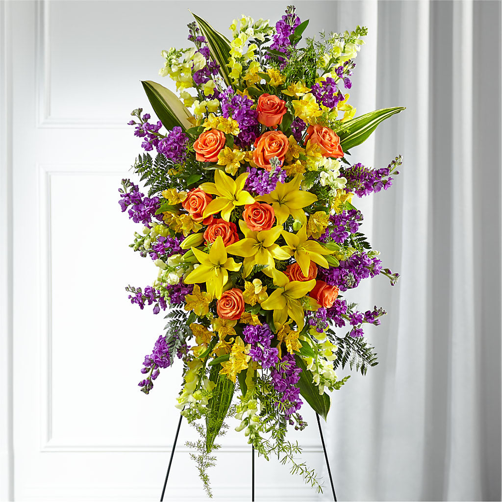 Thoughtful Prayers Standing Spray – EUTAW ACCENT FLOWERS & GIFTS, Eutaw AL