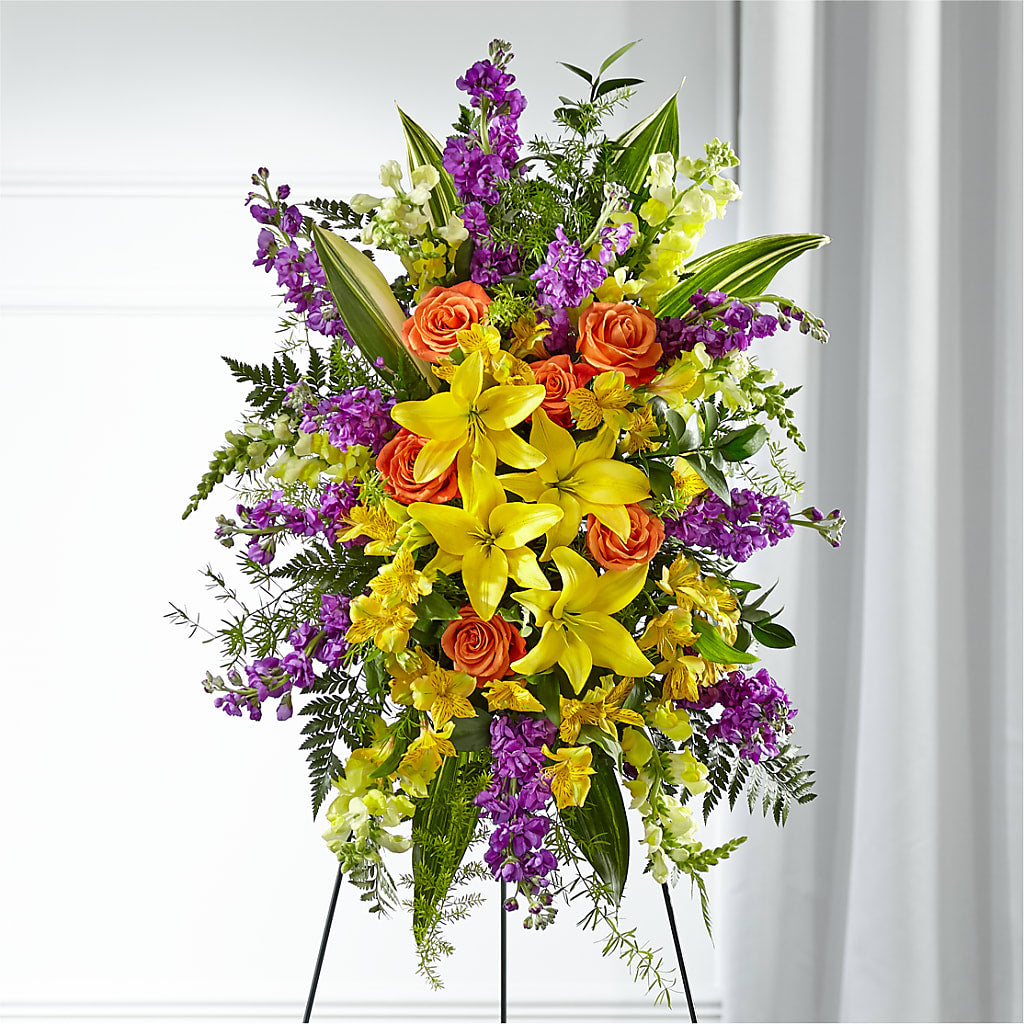 Thoughtful Prayers Standing Spray – EUTAW ACCENT FLOWERS & GIFTS, Eutaw AL