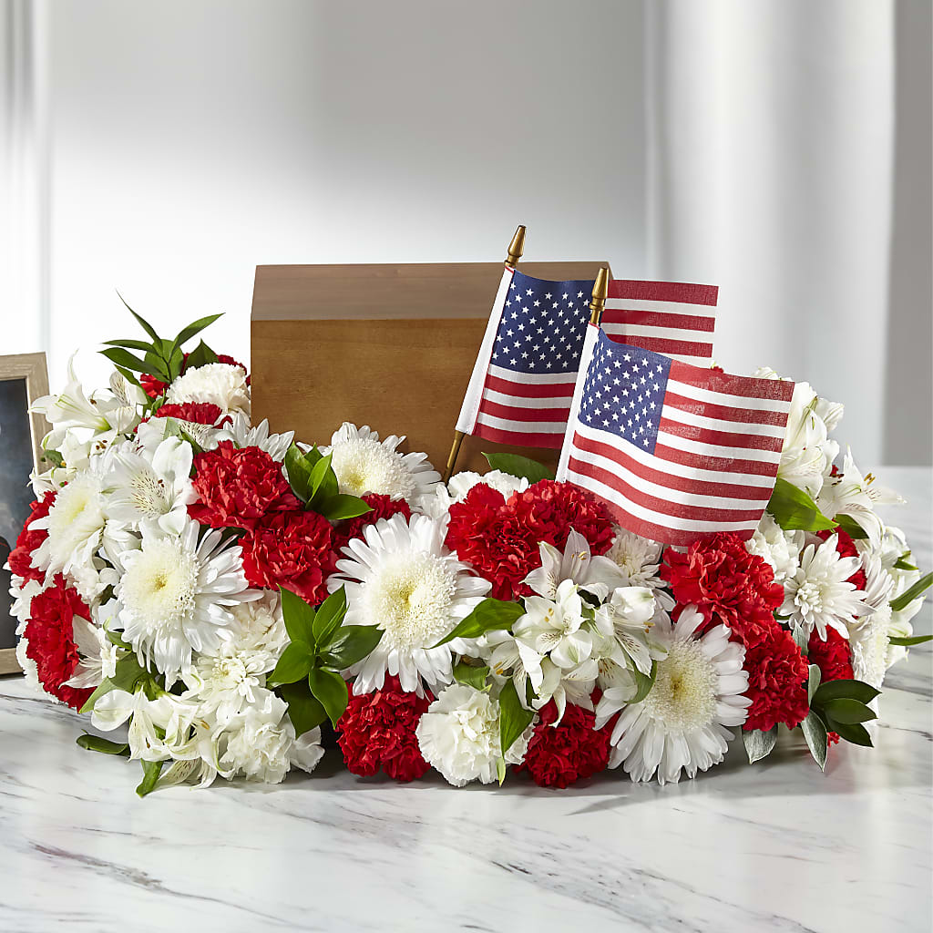 Spirit of Patriotism Cremation Adornment – EUTAW ACCENT FLOWERS & GIFTS, Eutaw AL