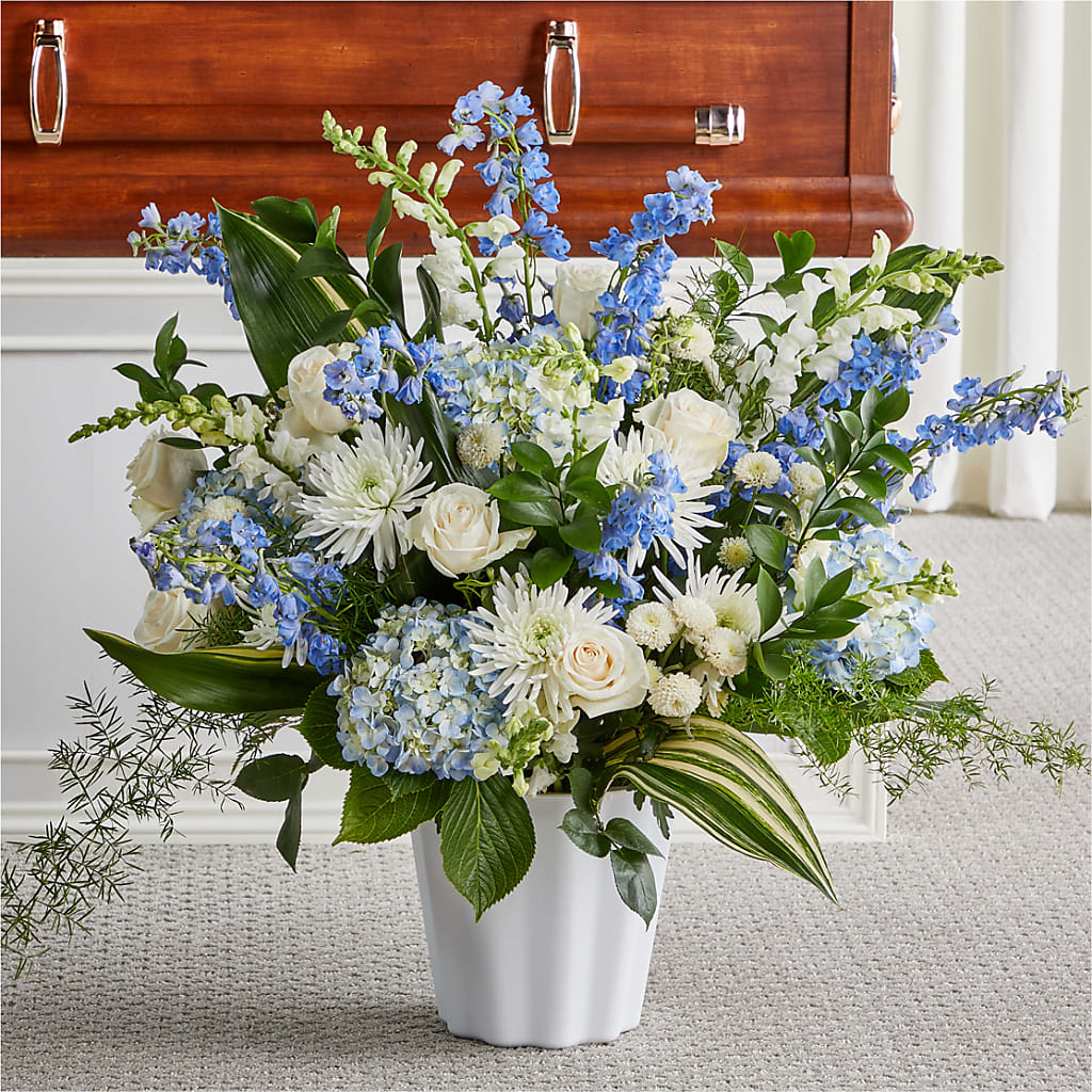 Everlasting Memories Floor Basket – EUTAW ACCENT FLOWERS & GIFTS, Eutaw AL