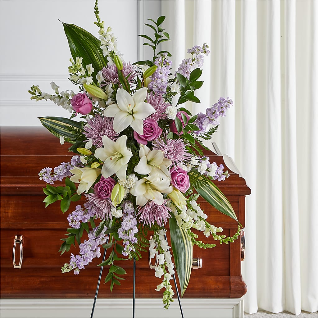 Grateful Hearts Standing Spray – EUTAW ACCENT FLOWERS & GIFTS, Eutaw AL