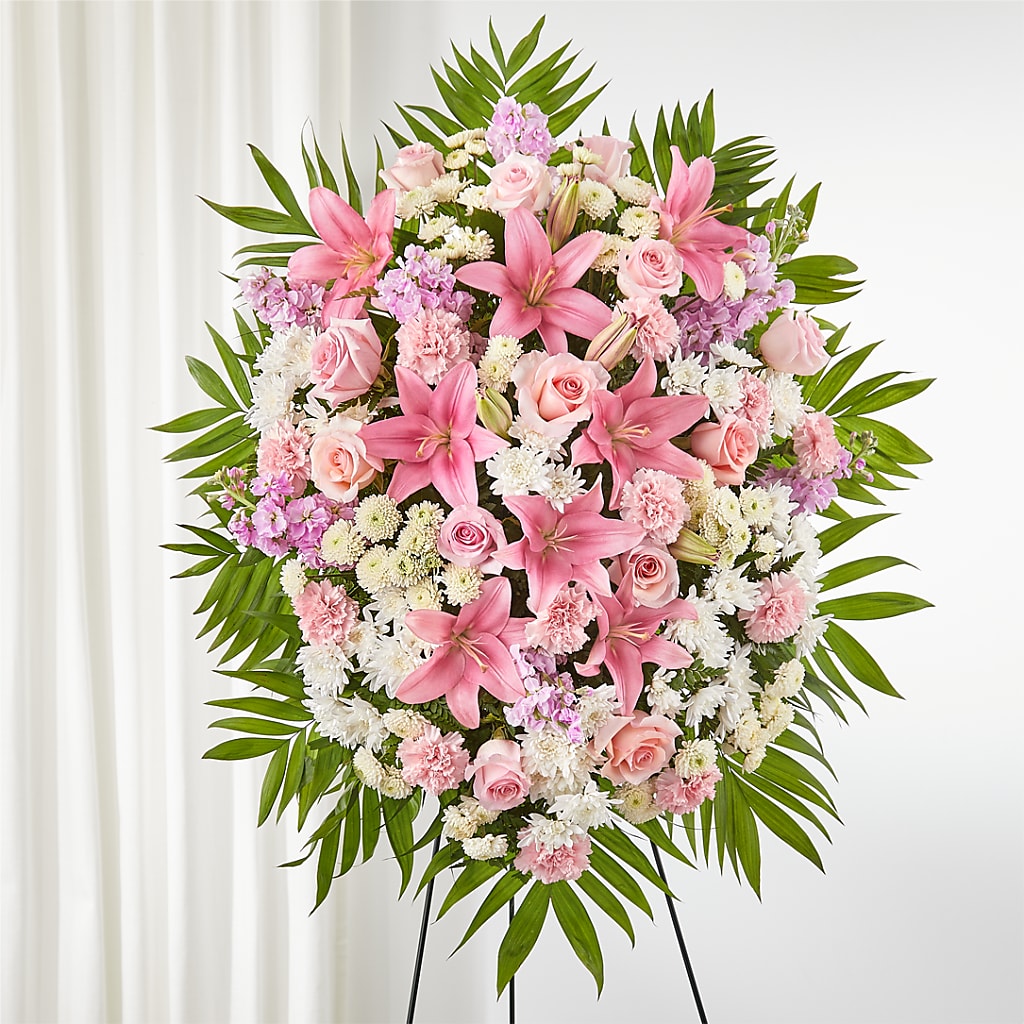 Offering Solace Standing Spray – EUTAW ACCENT FLOWERS & GIFTS, Eutaw AL