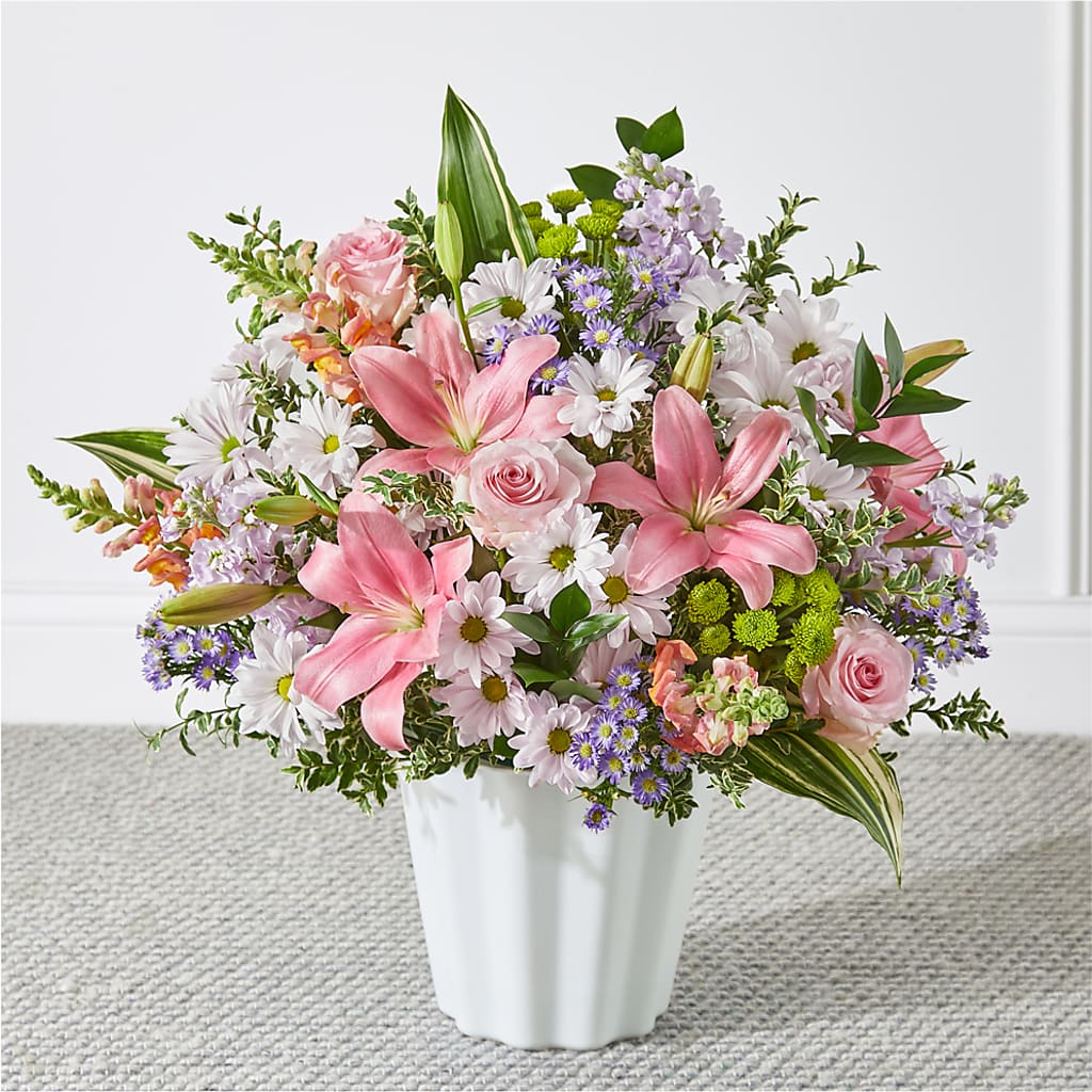 Abundant Compassion Floor Basket – EUTAW ACCENT FLOWERS & GIFTS, Eutaw AL