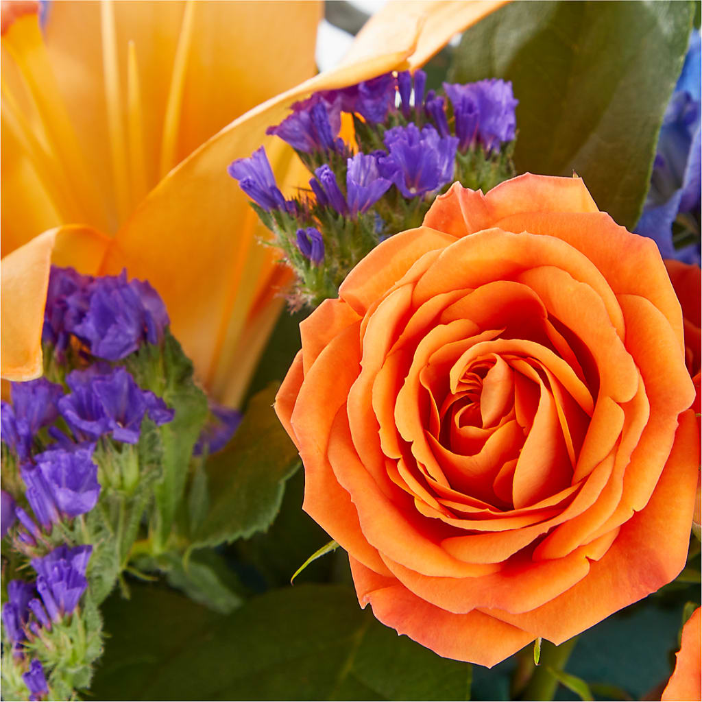 Radiant Citrus Box Bouquet – EUTAW ACCENT FLOWERS & GIFTS, Eutaw AL