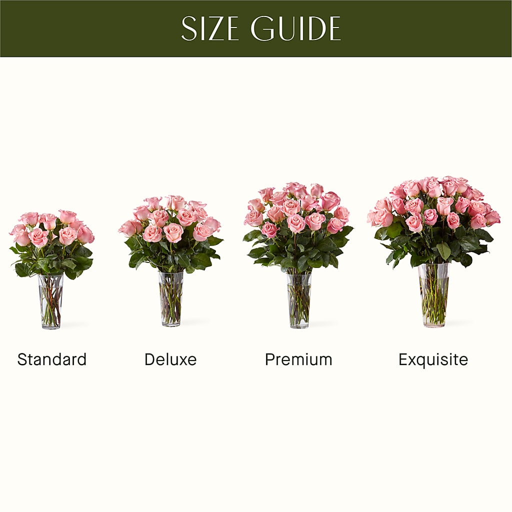 Long Stem Pink Rose Bouquet – EUTAW ACCENT FLOWERS & GIFTS, Eutaw AL