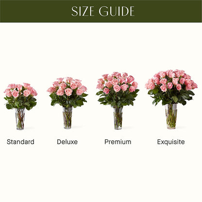 Long Stem Pink Rose Bouquet – EUTAW ACCENT FLOWERS & GIFTS, Eutaw AL