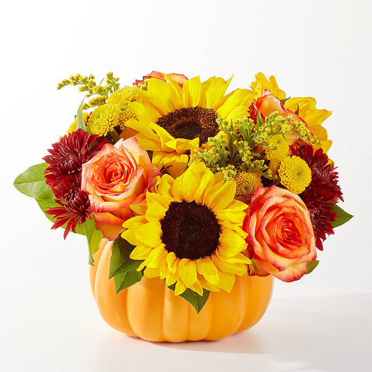 Golden Gourd Pumpkin Bouquet – EUTAW ACCENT FLOWERS & GIFTS, Eutaw AL