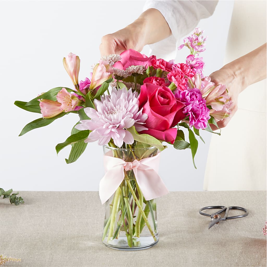 Pink Ribbon - A Florist Original – EUTAW ACCENT FLOWERS & GIFTS, Eutaw AL