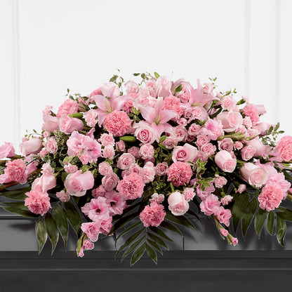 Garden of Comfort Casket Spray (Standard) – EUTAW ACCENT FLOWERS & GIFTS, Eutaw AL