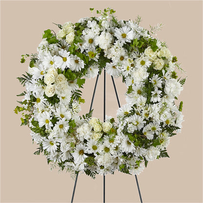 Faithful Wishes Wreath – EUTAW ACCENT FLOWERS & GIFTS, Eutaw AL