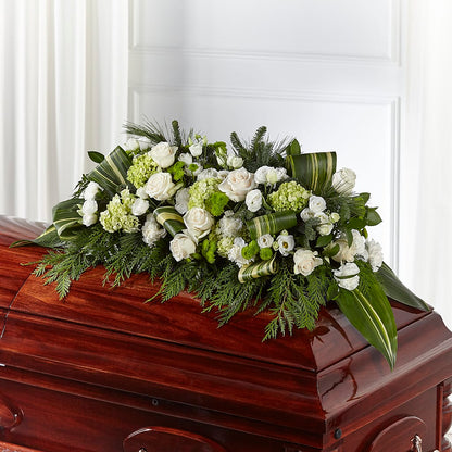 Hopeful Gesture Casket Spray – EUTAW ACCENT FLOWERS & GIFTS, Eutaw AL