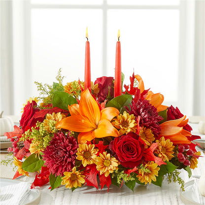 Autumn's Embrace Centerpiece – EUTAW ACCENT FLOWERS & GIFTS, Eutaw AL
