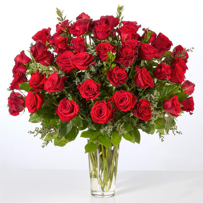 Forever Yours Fifty Stem Red Rose Bouquet – EUTAW ACCENT FLOWERS & GIFTS, Eutaw AL