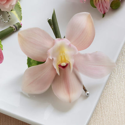 Pink Cymbidium Boutonniere – EUTAW ACCENT FLOWERS & GIFTS, Eutaw AL