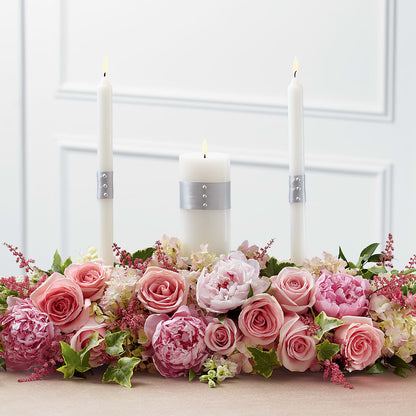 Worldwide Romance Unity Candle Arrangement – EUTAW ACCENT FLOWERS & GIFTS, Eutaw AL