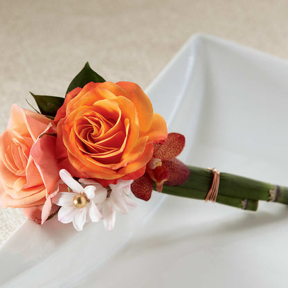 Sunset Dream Boutonniere – EUTAW ACCENT FLOWERS & GIFTS, Eutaw AL