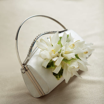 White Purse Decor – EUTAW ACCENT FLOWERS & GIFTS, Eutaw AL